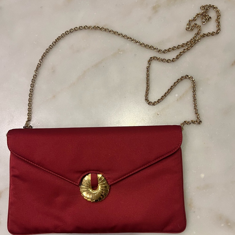 Vintage Red Rodo Silk Bag